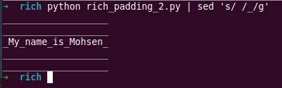 "rich padding example"