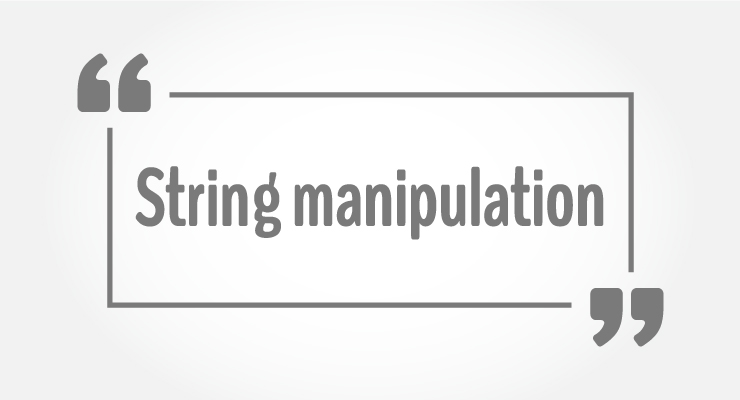 "string manipulation withLaravel"